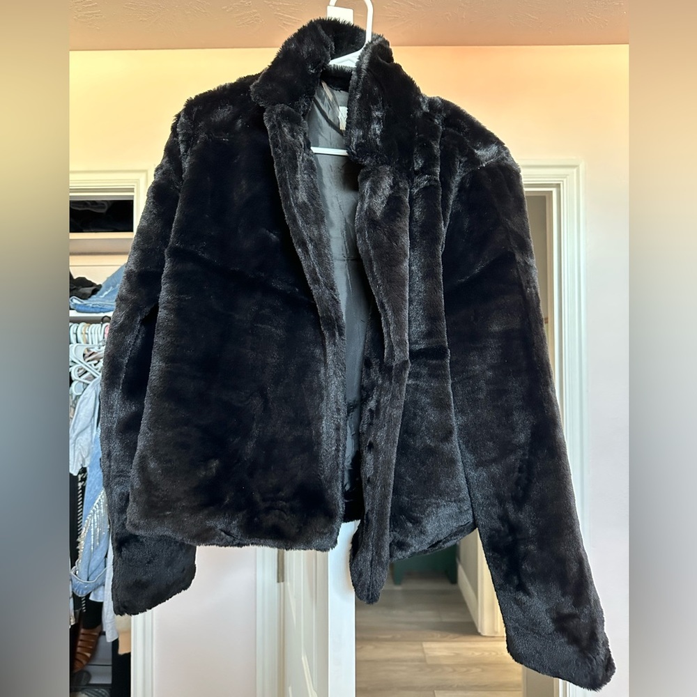 Furry coat
